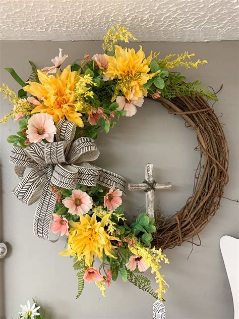 grapevine cross wreath|where to buy grapevine crosses.